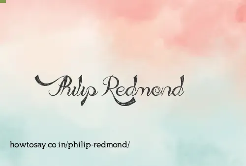 Philip Redmond