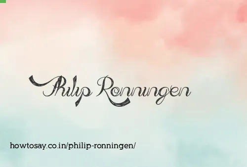 Philip Ronningen