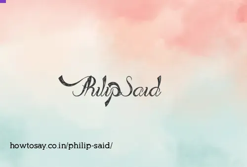 Philip Said