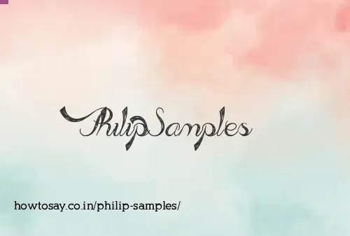 Philip Samples