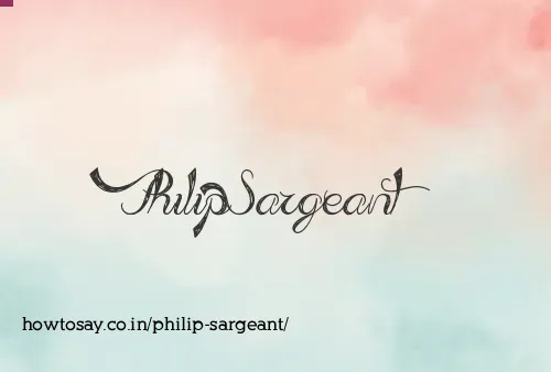Philip Sargeant