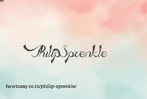 Philip Sprenkle