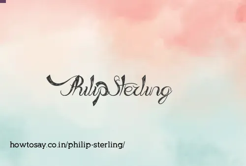 Philip Sterling