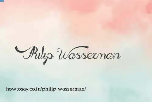 Philip Wasserman