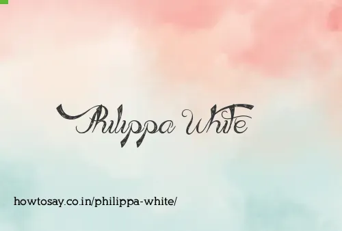 Philippa White