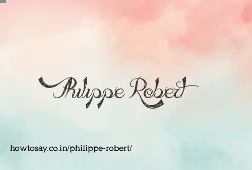 Philippe Robert