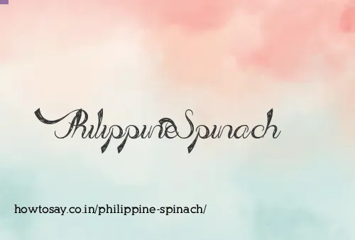 Philippine Spinach