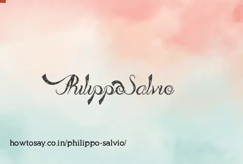 Philippo Salvio