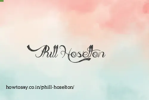 Phill Hoselton