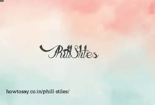 Phill Stiles