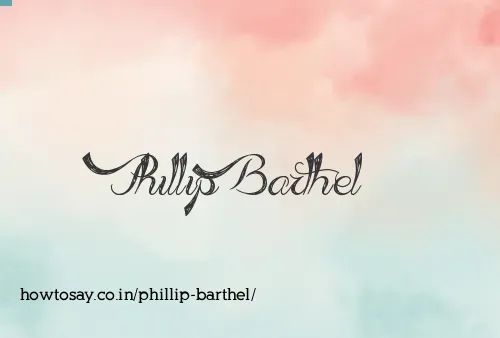 Phillip Barthel