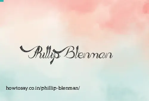 Phillip Blenman
