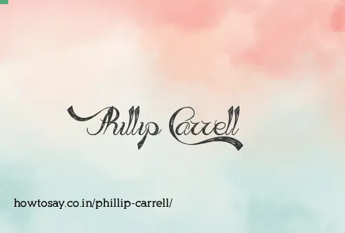 Phillip Carrell