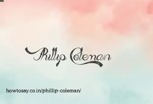 Phillip Coleman