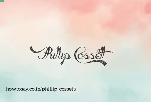 Phillip Cossett