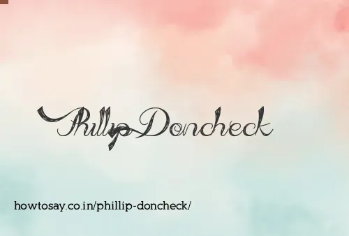 Phillip Doncheck