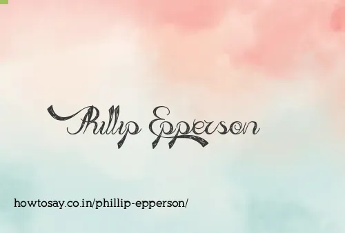 Phillip Epperson
