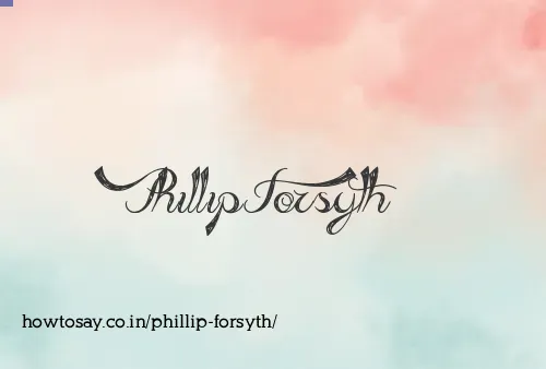 Phillip Forsyth