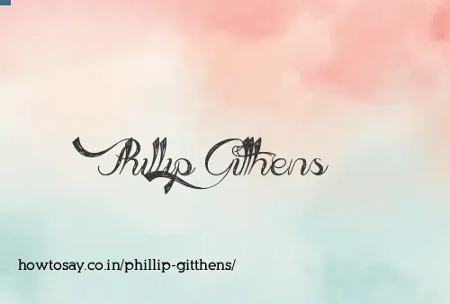 Phillip Gitthens