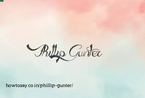 Phillip Gunter