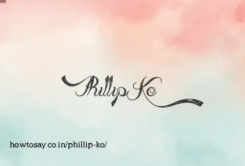 Phillip Ko