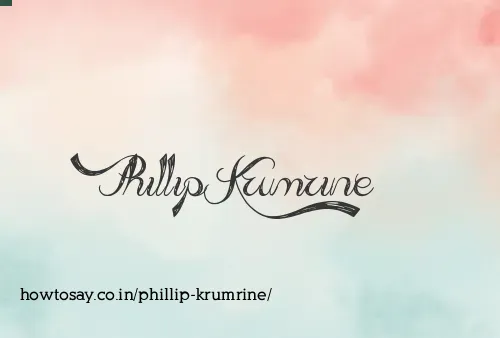 Phillip Krumrine