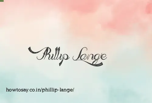 Phillip Lange