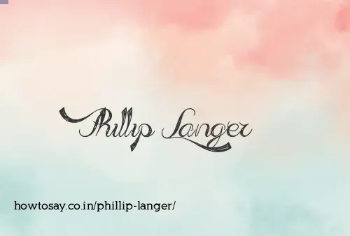 Phillip Langer