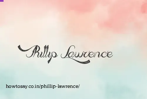 Phillip Lawrence
