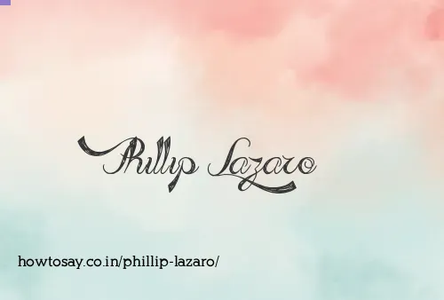 Phillip Lazaro