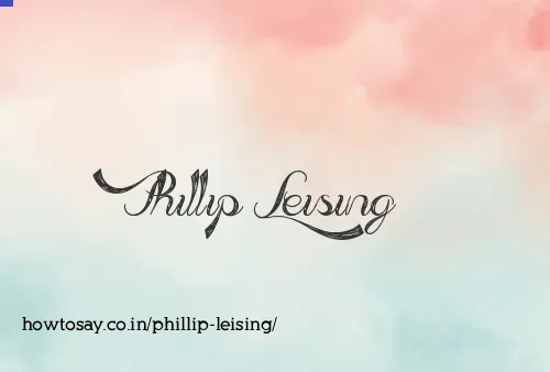Phillip Leising