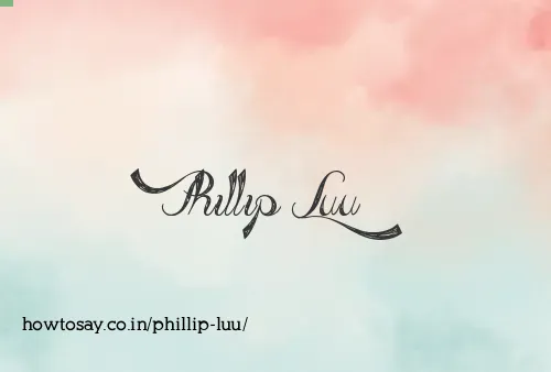 Phillip Luu