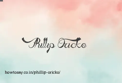 Phillip Oricko