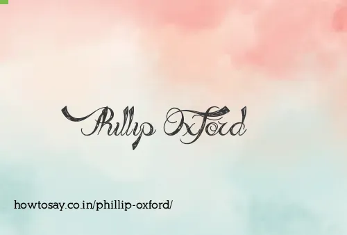 Phillip Oxford
