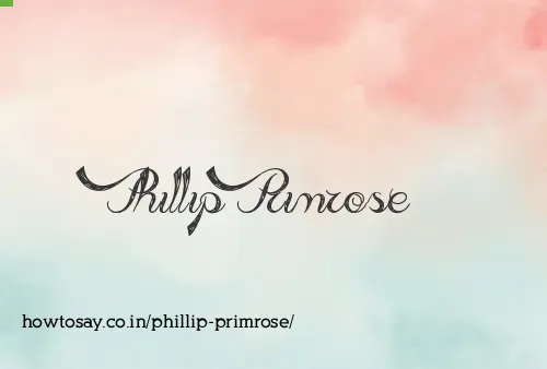 Phillip Primrose