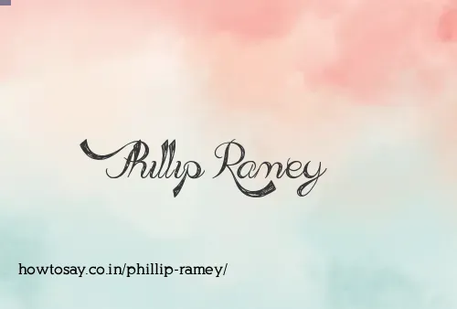 Phillip Ramey