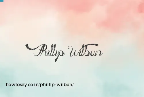 Phillip Wilbun
