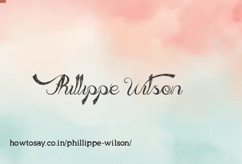 Phillippe Wilson