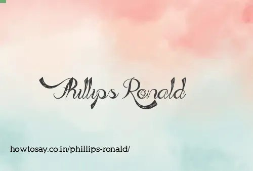 Phillips Ronald