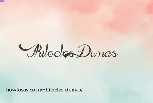 Philocles Dumas