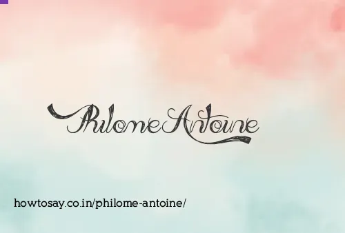 Philome Antoine