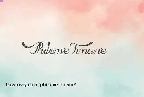 Philome Timane