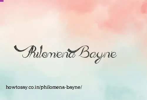 Philomena Bayne