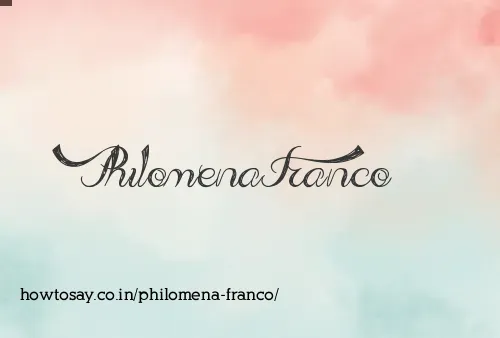 Philomena Franco
