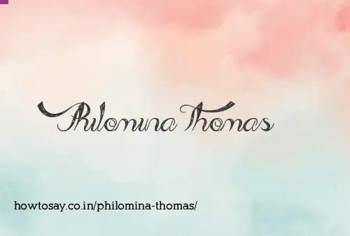 Philomina Thomas