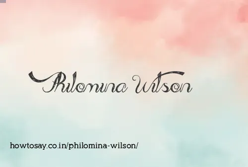 Philomina Wilson