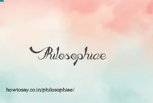 Philosophiae
