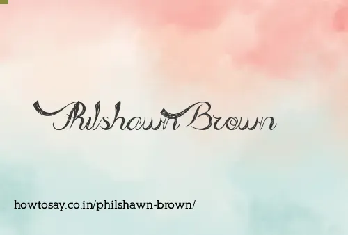 Philshawn Brown