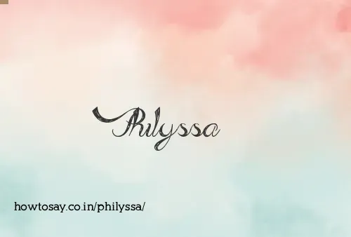 Philyssa