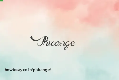 Phirange